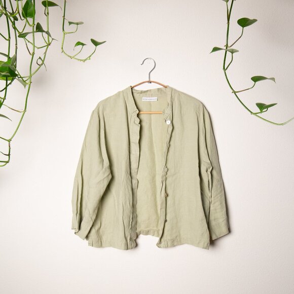 bryn Walker Button-Up, 100% Linen - Picture 1 of 5